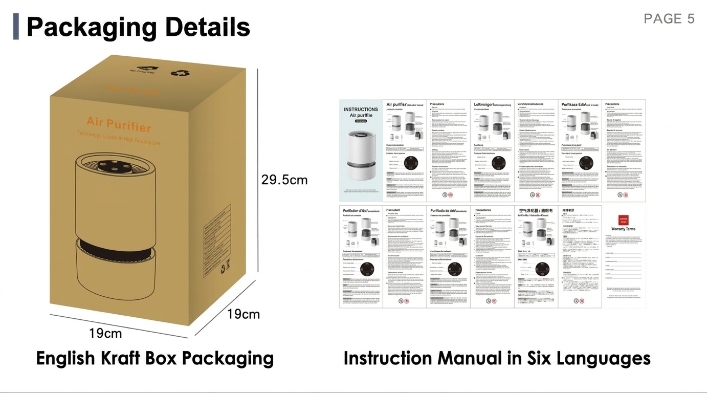 Portable Home Air Purifier with Multi-Layer HEPA Filter & Built-in Fragrance, Quiet Operation Air Cleaner for Dust, Pollen & Odors, USB Powered