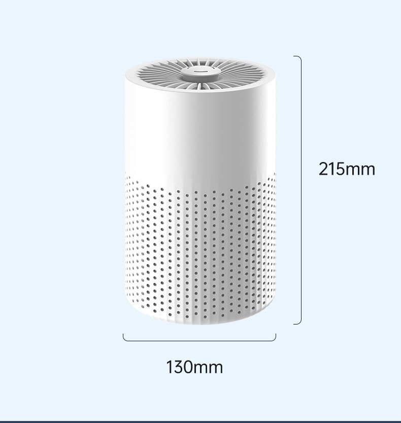 Purificateur d'air intelligent HEPA pour la maison jusqu'à 180 m², filtration multicouche pour les COV, les allergènes et les odeurs, fonctionnement silencieux avec commandes intelligentes