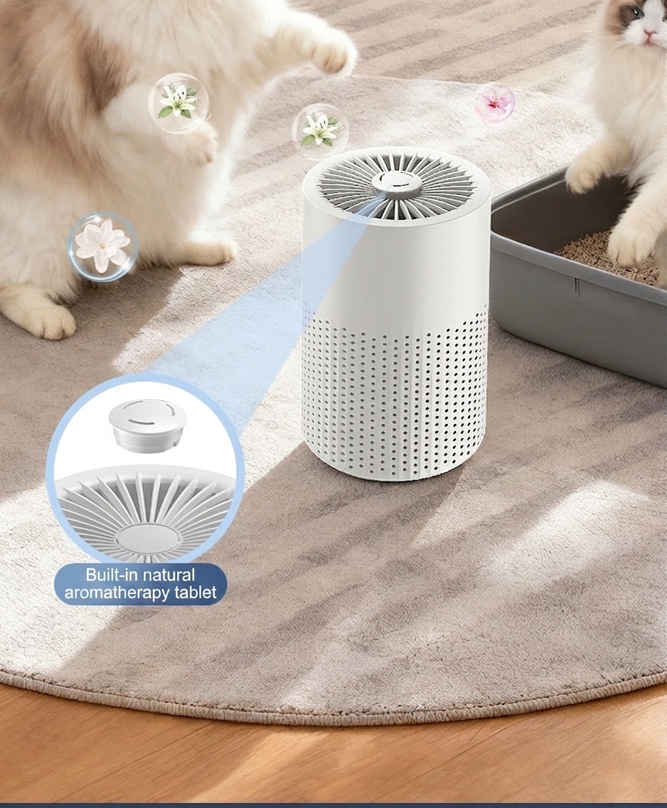 Smart HEPA Air Purifier for Home up to 180m², Multi-Layer Filtration for VOCs, Allergens & Odors, Quiet Operation with Smart Controls