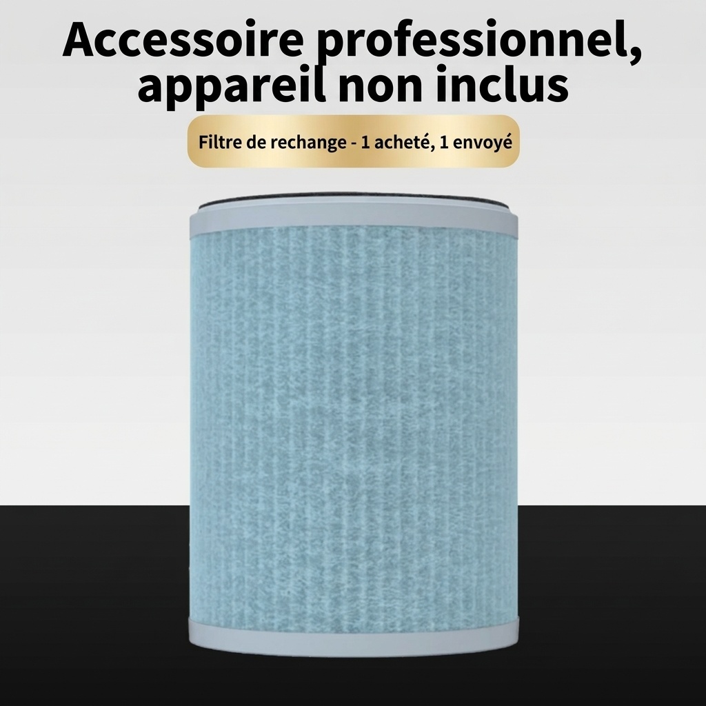 Purificateur d'air intelligent HEPA avec technologie ionique négative, filtration haute efficacité contre le formaldéhyde, les allergènes et les odeurs, fonctionnement silencieux avec télécommande