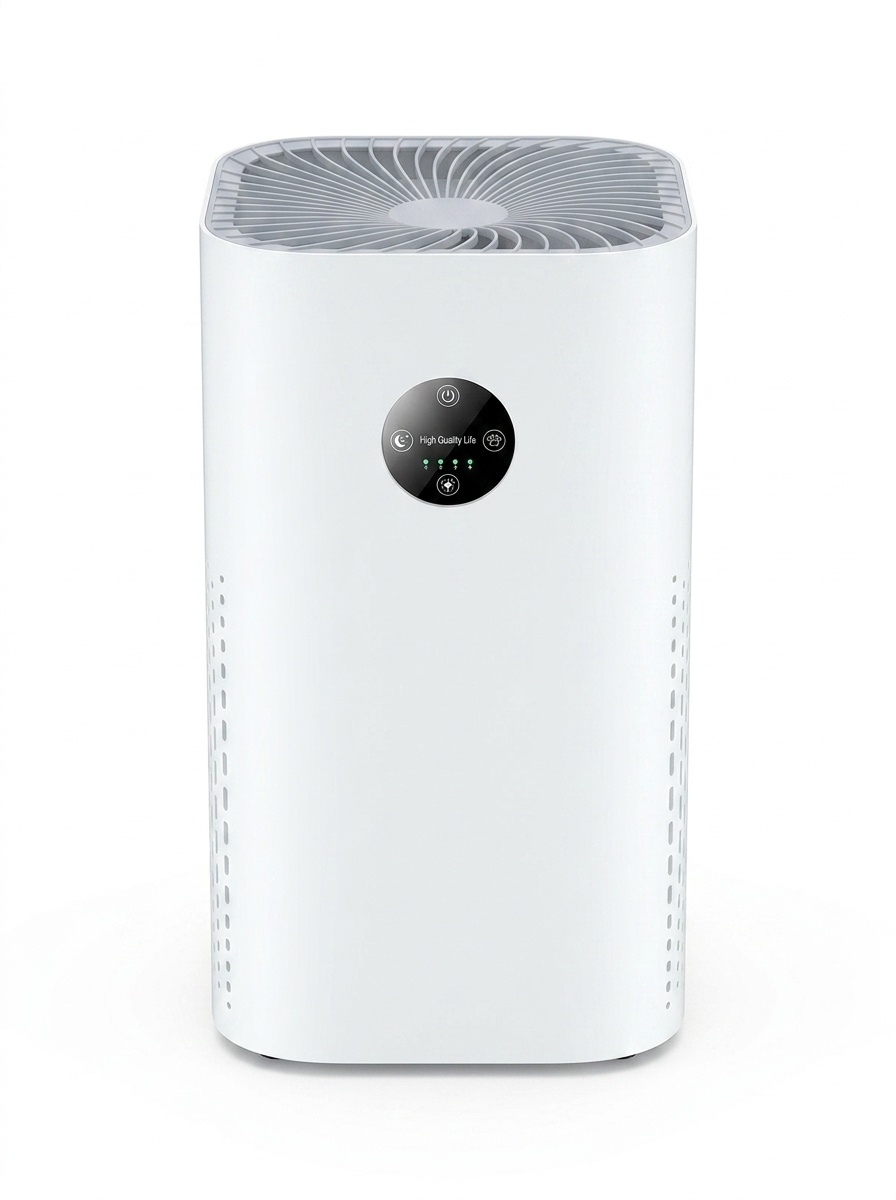 Intelligenter HEPA-Luftreiniger mit Negativ-Ionen-Technologie, hocheffiziente Filtration von Formaldehyd, Allergenen und Gerüchen, leiser Betrieb mit Fernbedienung