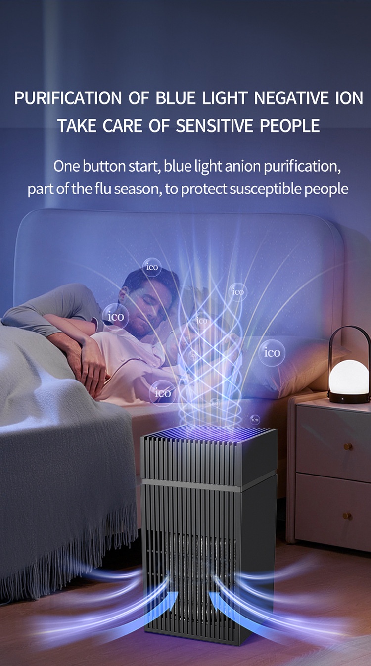 4L Mist-Free Humidifier with Advanced Negative Ion Purification, Built-in Aromatherapy Box, Quiet Natural Evaporation, Touch Controls & USB Power