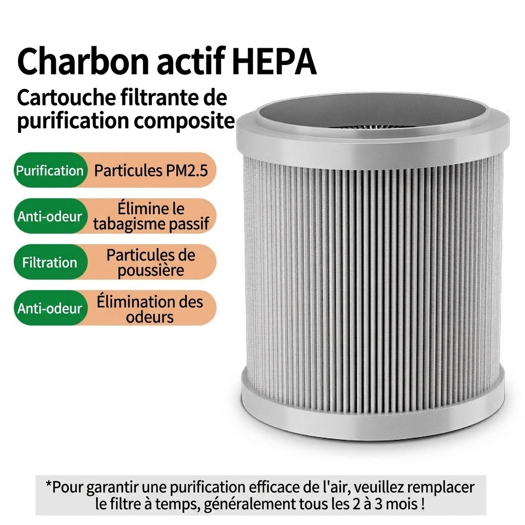 Humidificateur 4 L sans brume avec purification avancée aux ions négatifs, diffuseur d'aromathérapie intégré, évaporation naturelle silencieuse, commandes tactiles et alimentation USB