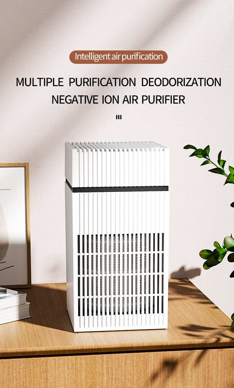4L Mist-Free Humidifier with Advanced Negative Ion Purification, Built-in Aromatherapy Box, Quiet Natural Evaporation, Touch Controls & USB Power