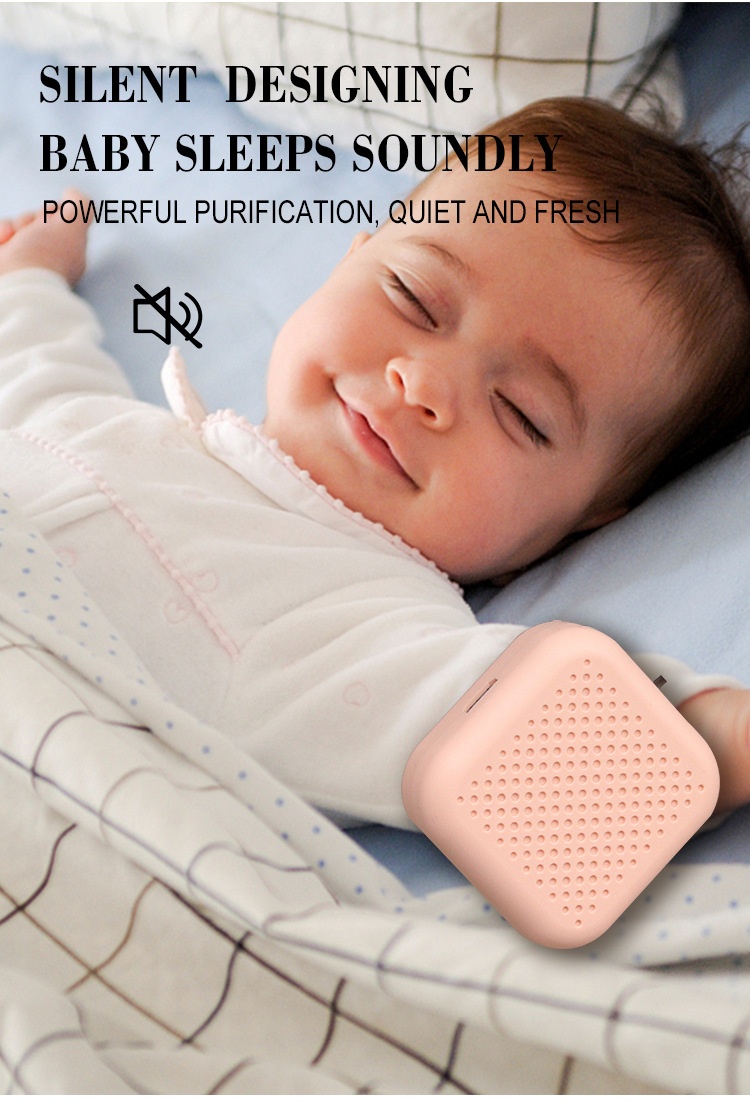 Wearable Mini Air Purifier, Portable Anion Air Cleaner Necklace, USB Rechargeable, 29g Lightweight, Silent Operation, Removes PM2.5, Pollen, Smoke for Travel