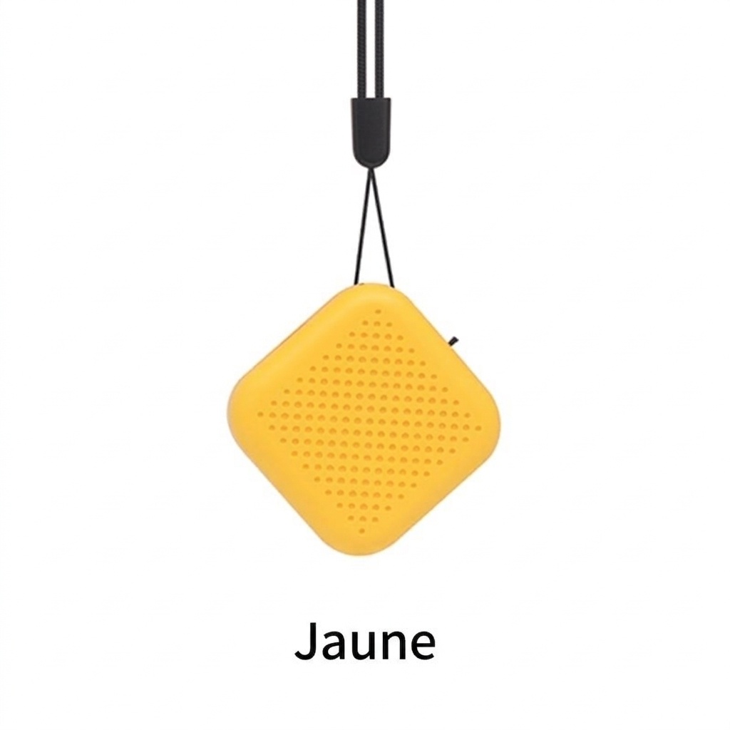 Mini purificateur d'air portable à porter en collier, rechargeable par USB, léger (29 g), silencieux, élimine les particules fines PM2.5, le pollen et la fumée. Idéal pour les voyages.