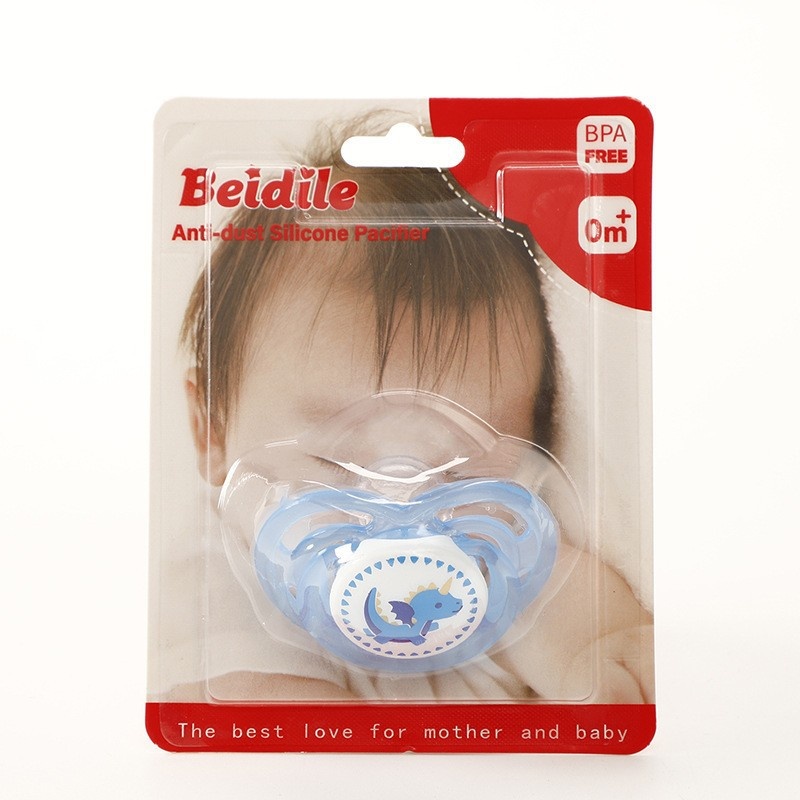 Baby Silicone Pacifier with Cute Animal Designs - BPA Free