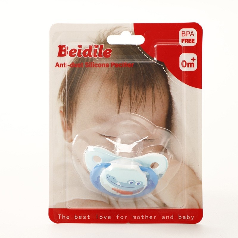 Baby Silicone Pacifier with Cute Animal Designs - BPA Free