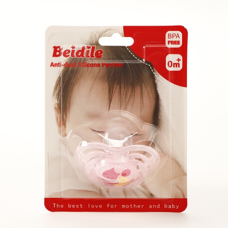 Baby Silicone Pacifier with Cute Animal Designs - BPA Free