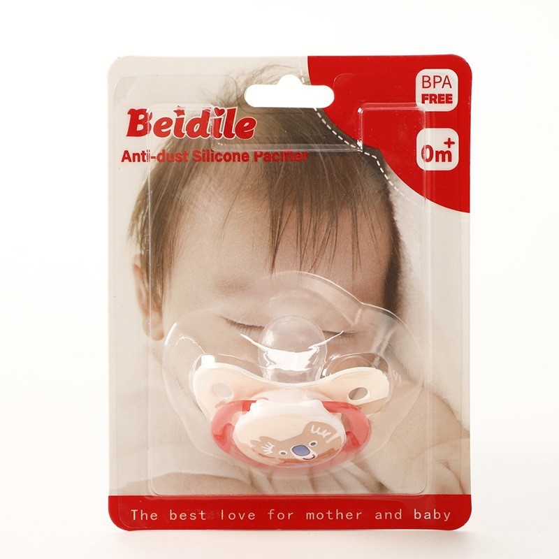Baby Silicone Pacifier with Cute Animal Designs - BPA Free