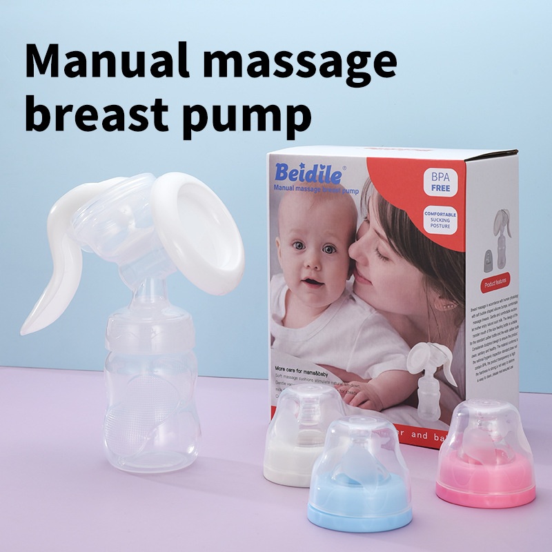 Manual Massage Breast Pump for New Moms
