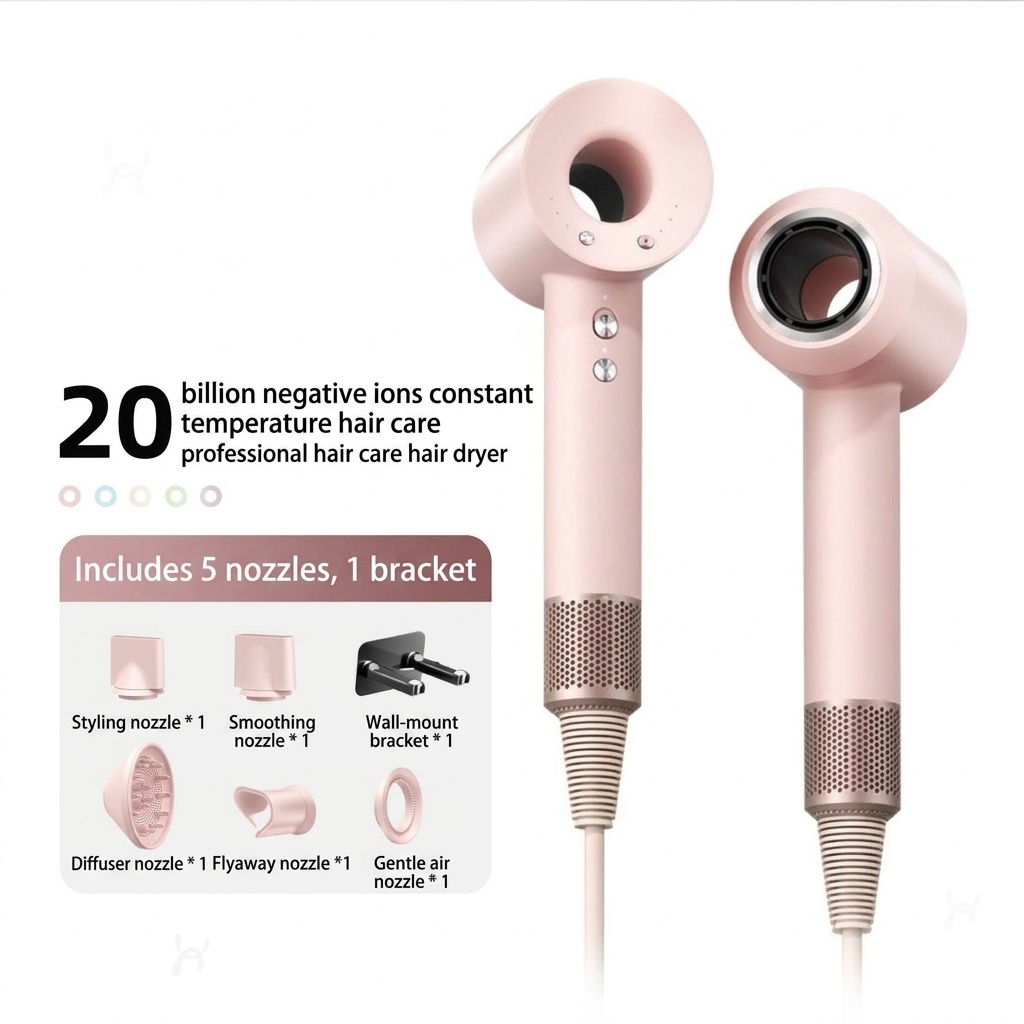 High-Speed Ionic Hair Dryer with Smart Temperature Control