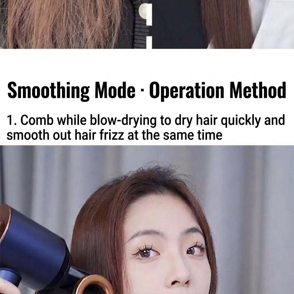 Flyaway Smoother Attachment for Supersonic Hair Dryer HD01-HD08