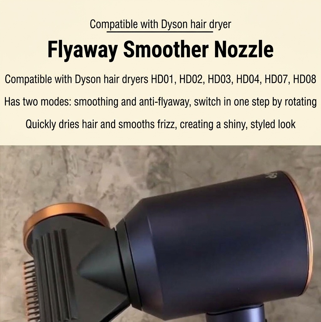 Flyaway Smoother Attachment for Supersonic Hair Dryer HD01-HD08