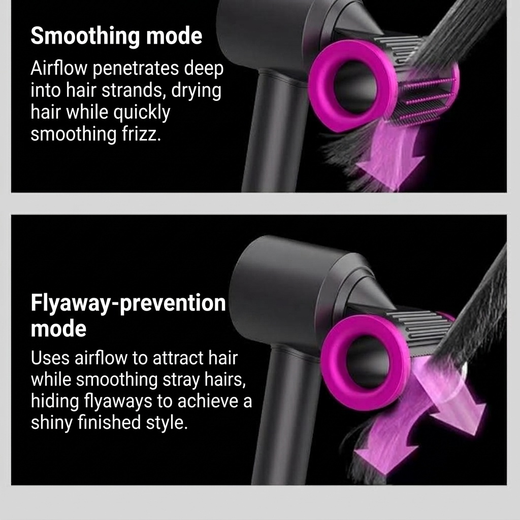 Flyaway Smoother Attachment for Supersonic Hair Dryer HD01-HD08