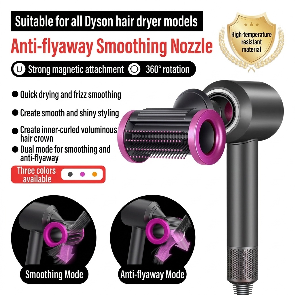 Flyaway Smoother Attachment for Supersonic Hair Dryer HD01-HD08