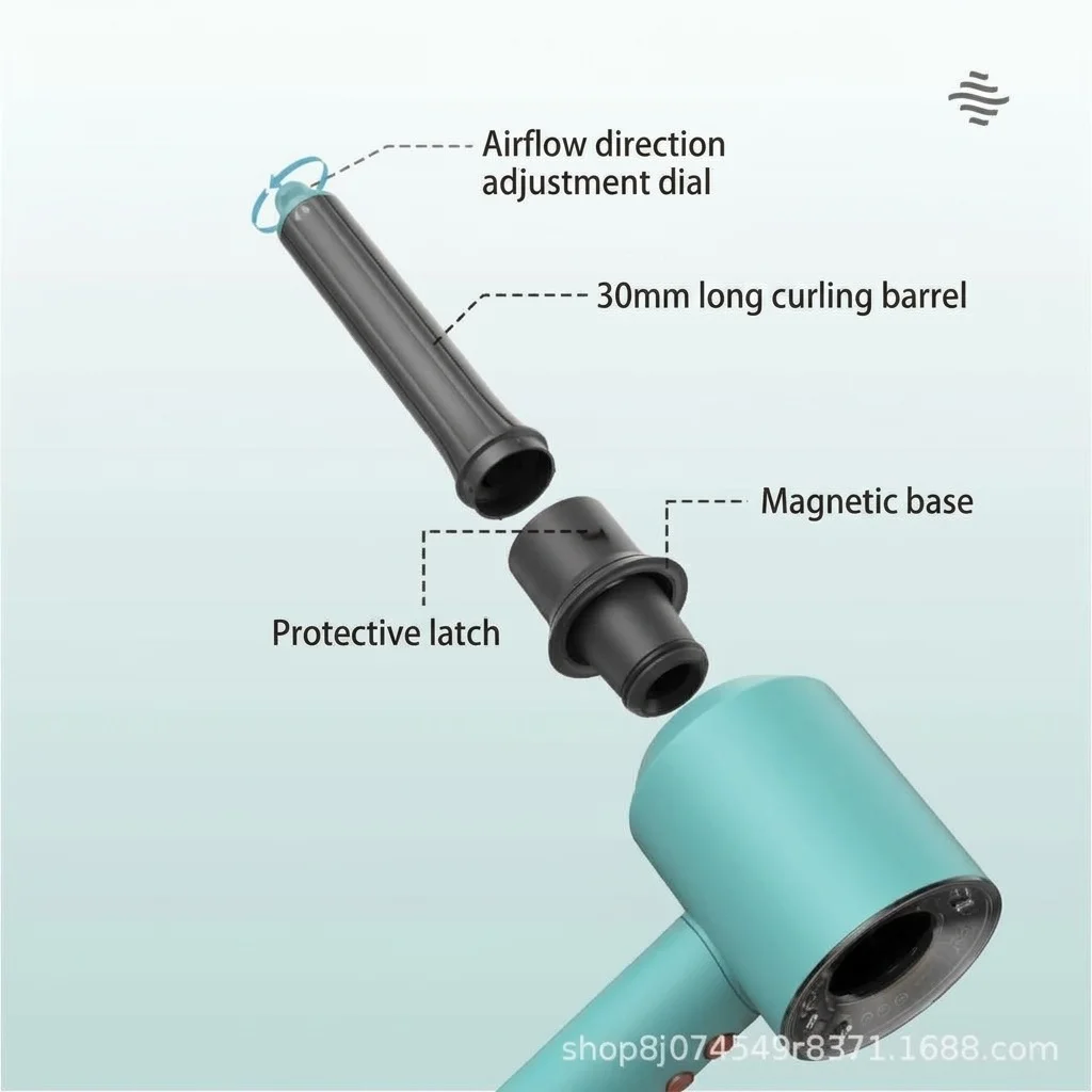 2-Way Auto-Wrap Hair Curler Attachments Compatible with Airwrap Styler