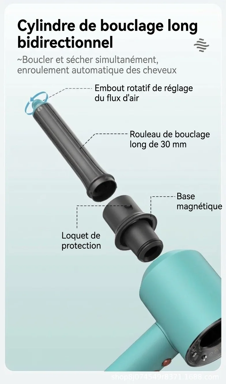 Accessoires pour boucleur à enroulement automatique 2 en 1 compatibles avec le styler Airwrap