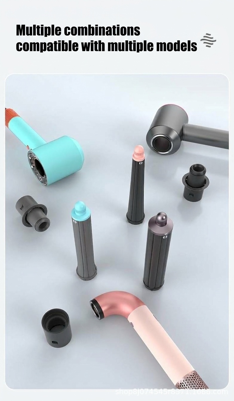 2-Way Auto-Wrap Hair Curler Attachments Compatible with Airwrap Styler