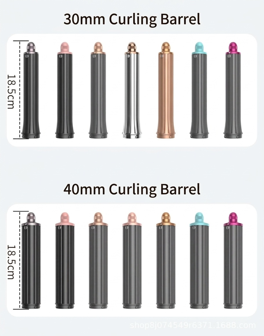 2-Way Auto-Wrap Hair Curler Attachments Compatible with Airwrap Styler