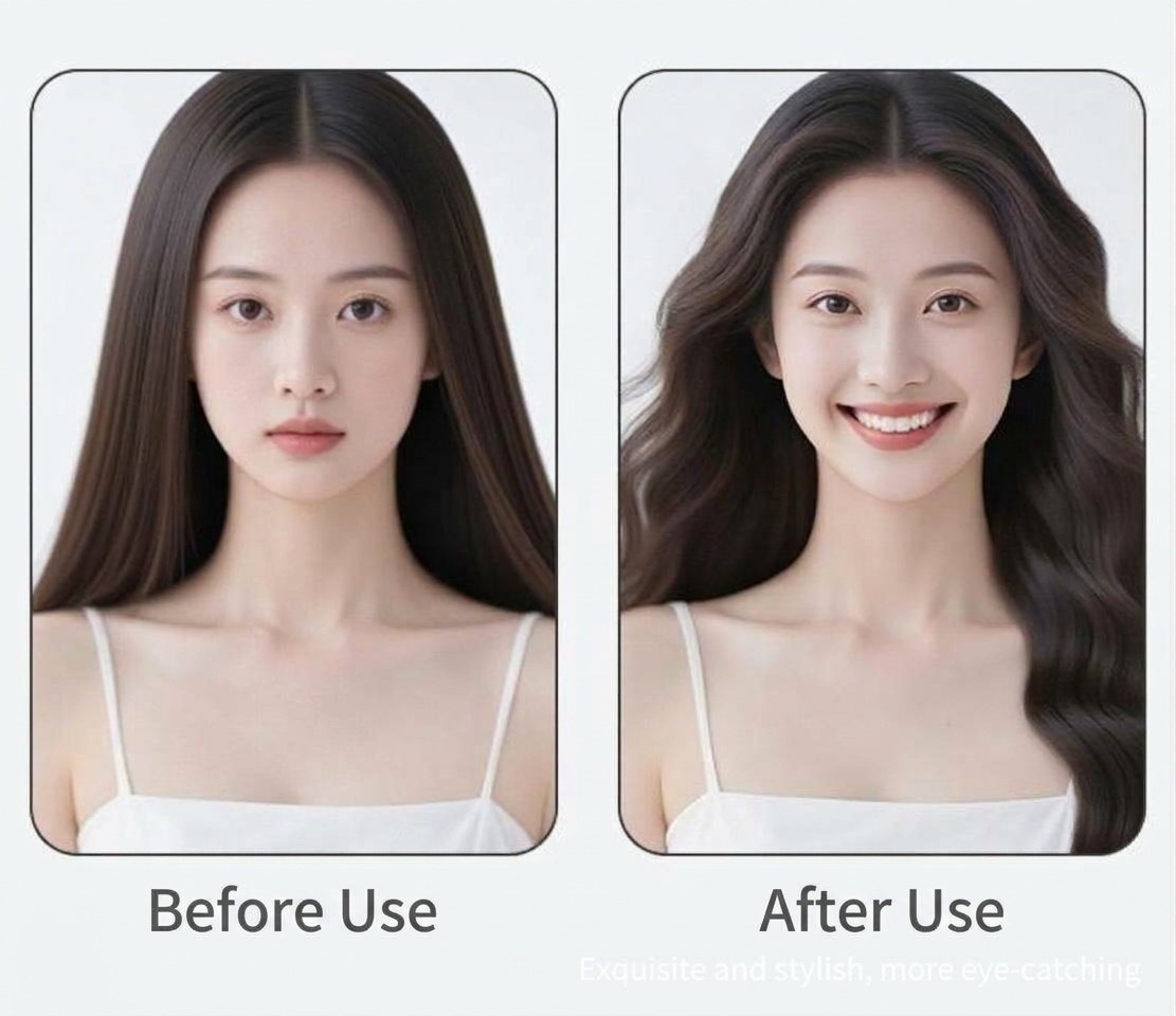 2-Way Auto-Wrap Hair Curler Attachments Compatible with Airwrap Styler
