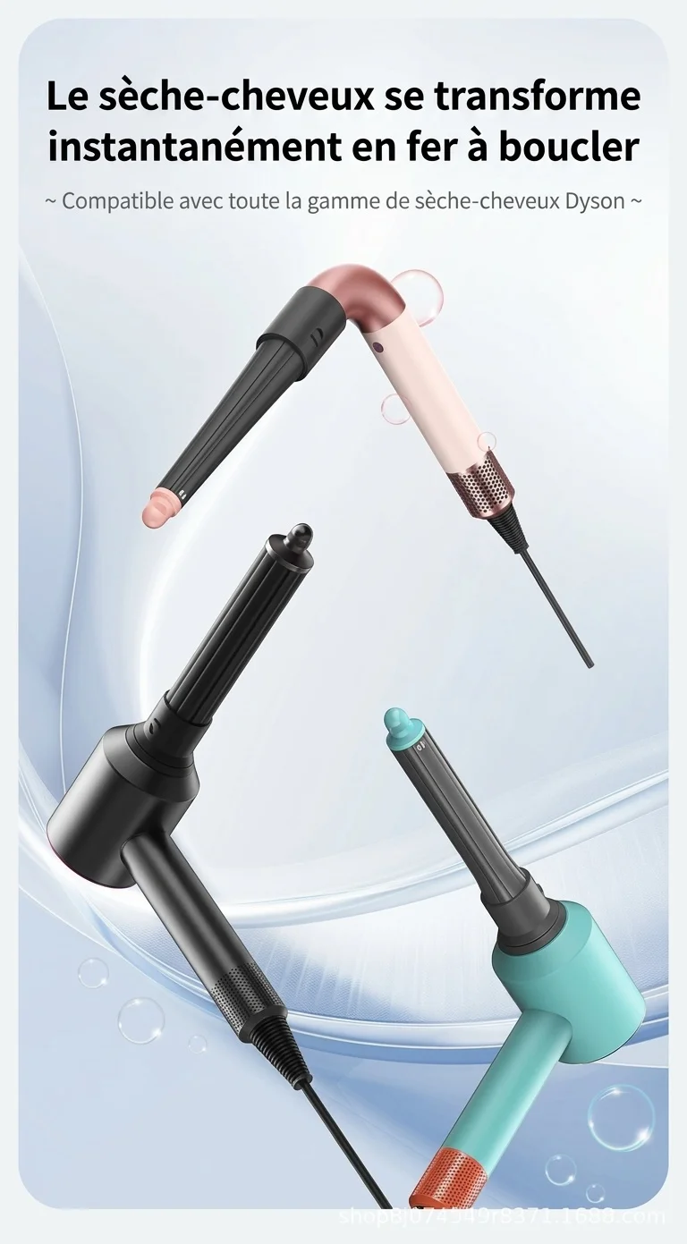 Accessoires pour boucleur à enroulement automatique 2 en 1 compatibles avec le styler Airwrap