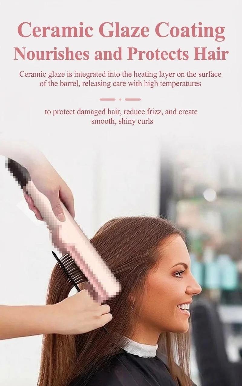 2-in-1 Ionic Hair Dryer and Straightener with Intelligent Temp Control