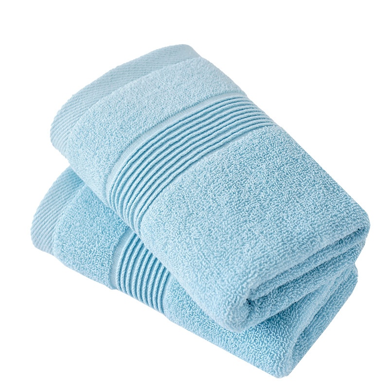 2-Piece Set Plush Terry Bath Towel - Soft & Absorbent