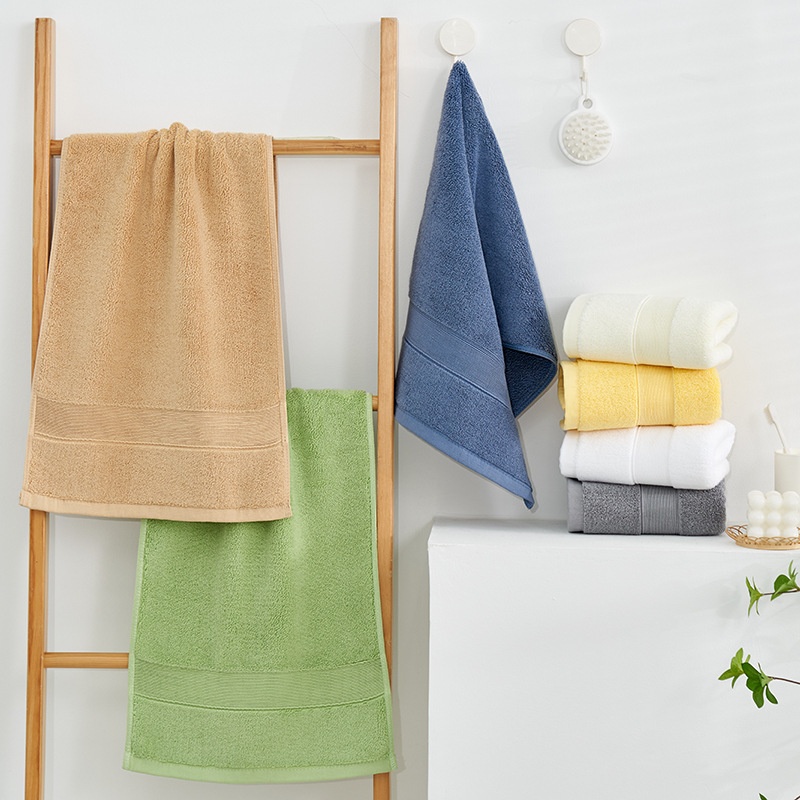 Plush Terry Bath Towels 2-Piece Set - Ultra Soft & Absorbent Multi-Color