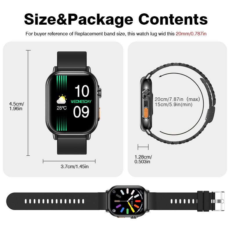 Smart Watch with Bluetooth Call & Fitness Tracker CXI-00001