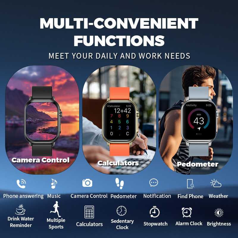 Smart Watch with Bluetooth Call & Fitness Tracker CXI-00002