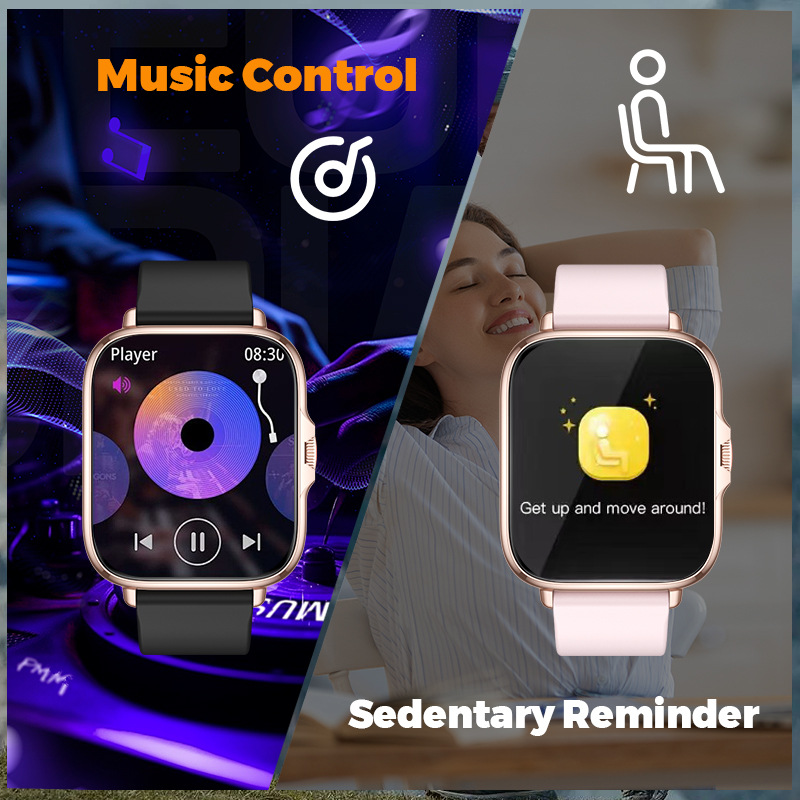 Smart Watch with Wireless Call, Fitness Tracker & Notifications CXI-00003