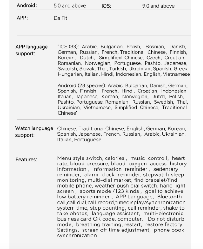 Smart Fitness Tracker Watch with Heart Rate Monitor CXI-00005