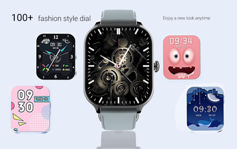 2.01" AMOLED Smart Watch - Fitness Tracker & Custom Dials CXI-00007