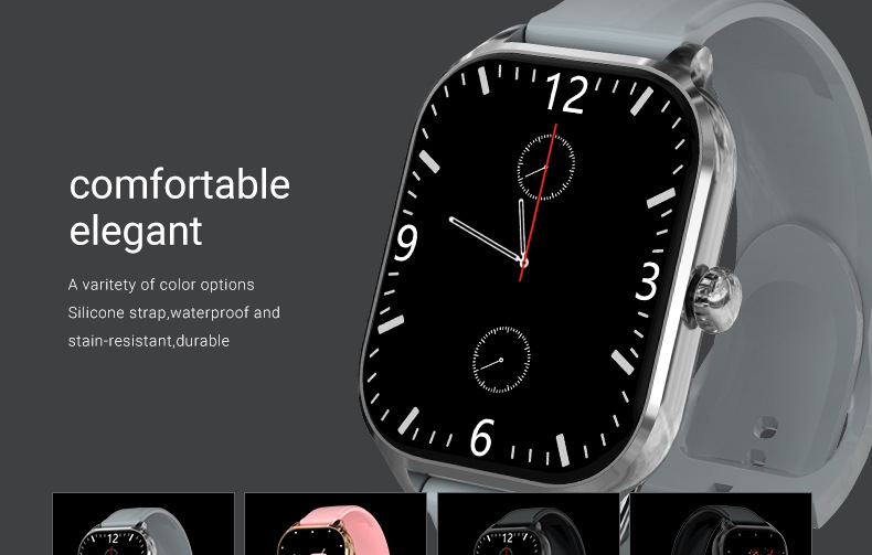 2.01" AMOLED Smart Watch - Fitness Tracker & Custom Dials CXI-00007