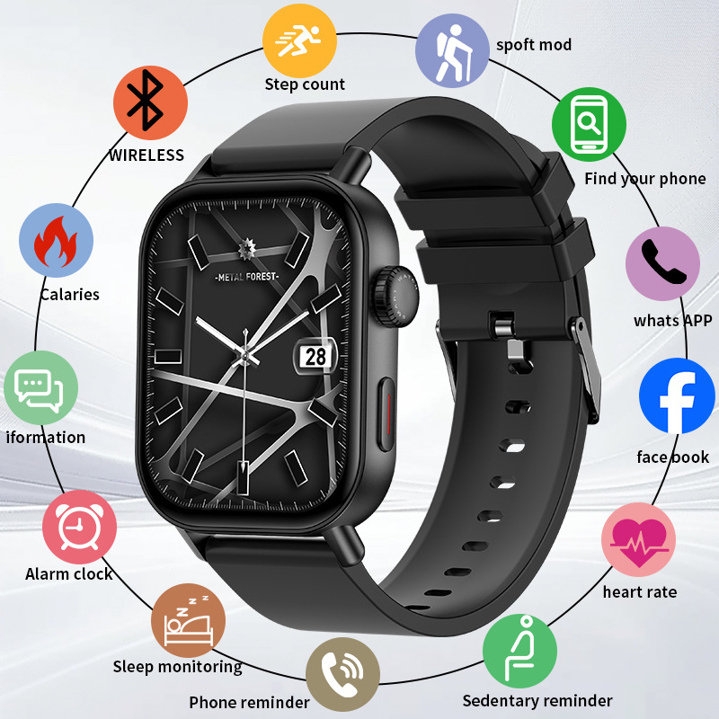 Wireless Call Smart Watch with Activity Tracking & HR Monitor CXI-00008