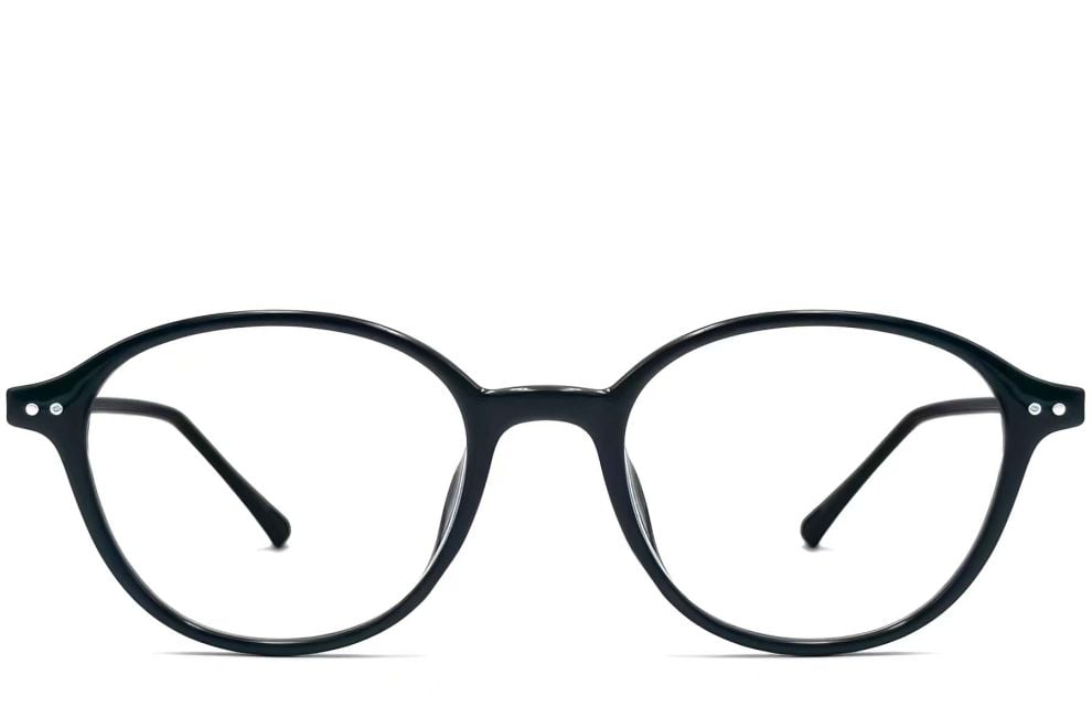 Ovale zwarte TR90 bril #BS0423-0094