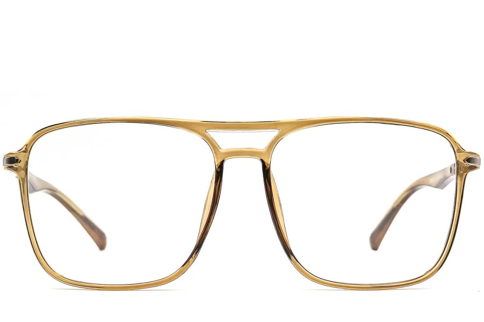 Lunettes aviateur marron TR90 #BS0406-0300