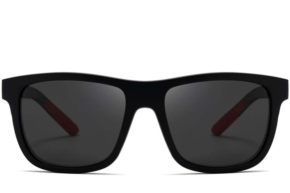 Rectangular Orange TR90 Polarized Sunglasses #BS0205-0003