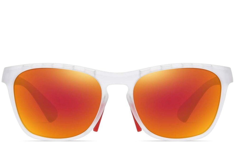 Rectangular Transparent TR90 Polarized Sunglasses #BS0205-0008