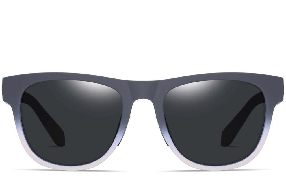 Rectangular Grey TR90 Polarized Sunglasses #BS0205-0013