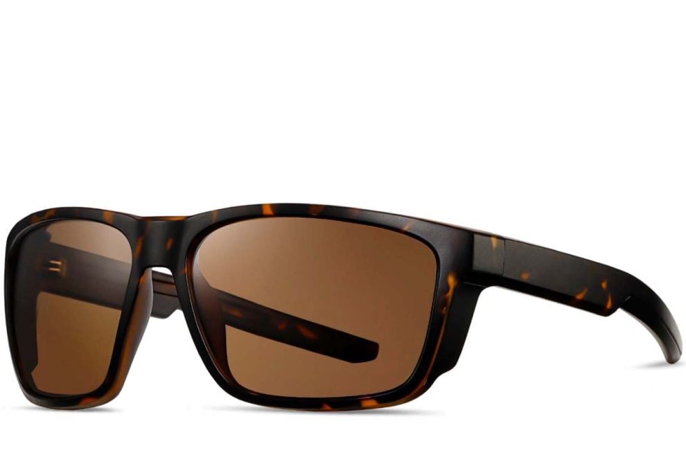Rectangular Tortoiseshell Plastic Polarized Sunglasses #BS0205-0031