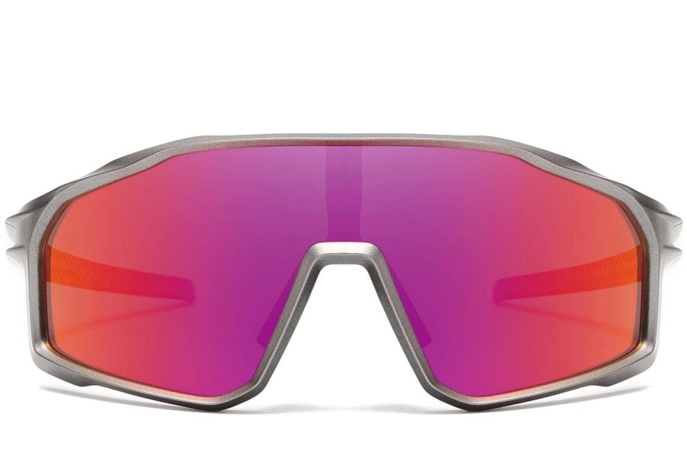 Semi-rimless Purple TR90 Polarized Sunglasses #BS0205-0040