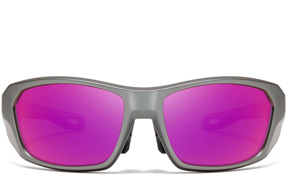 Rectangular Purple TR90 Polarized Sunglasses #BS0205-0066