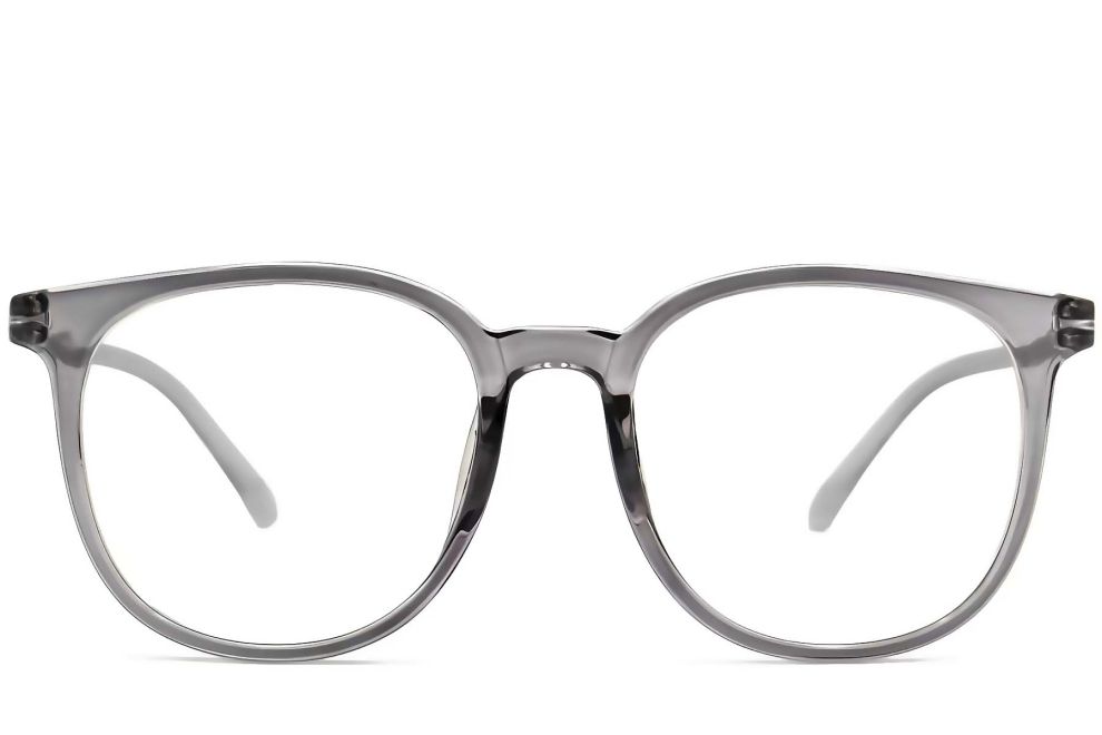 Lunettes ovales grises TR90 #BS0406-0041