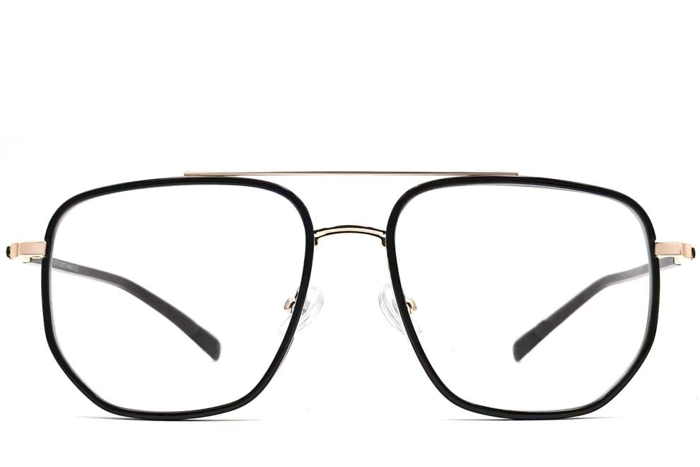 Aviator Golden Metal Glasses #BS0406-0066