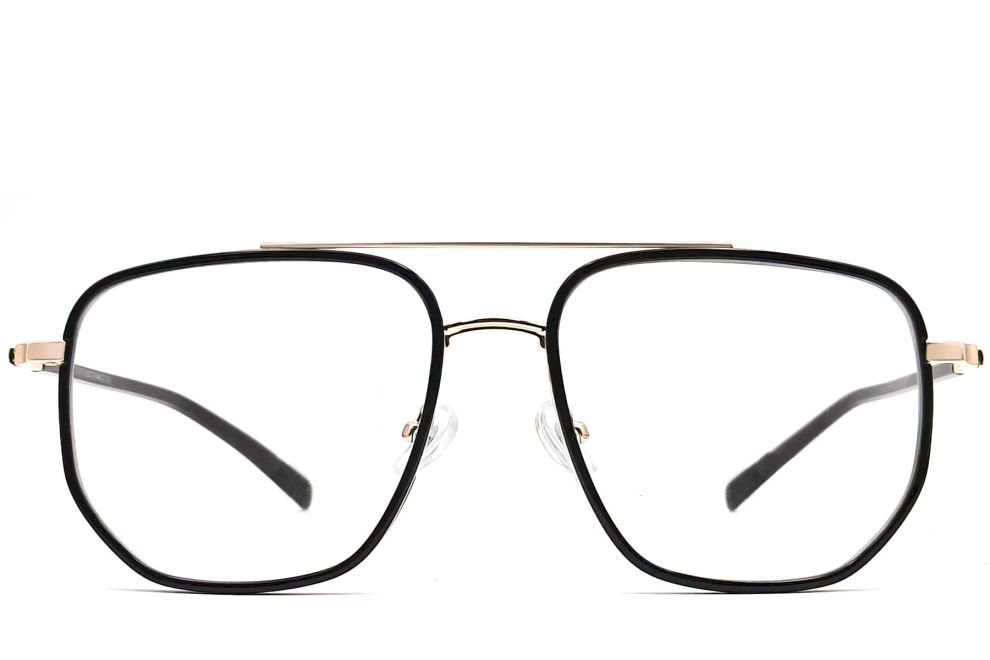 Aviator Golden Metal Glasses #BS0406-0066