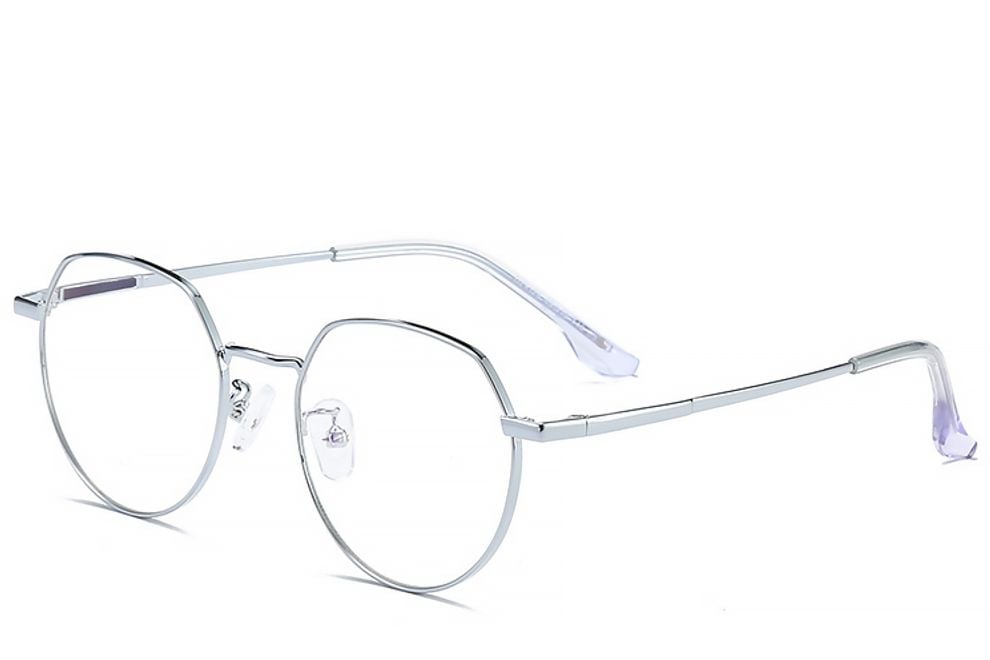 Geometric Silver Metal Glasses #BS0406-0090