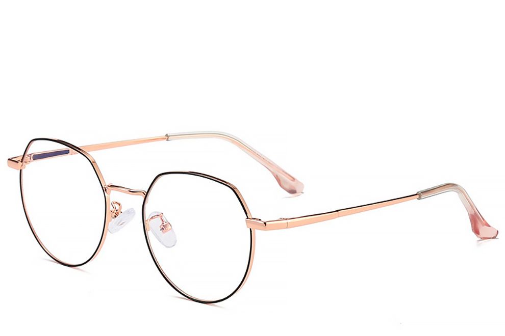 Lunettes géométriques en métal noir #BS0406-0092