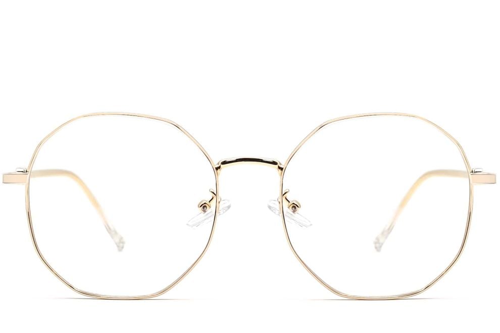 Geometric Golden Metal Glasses #BS0406-0101